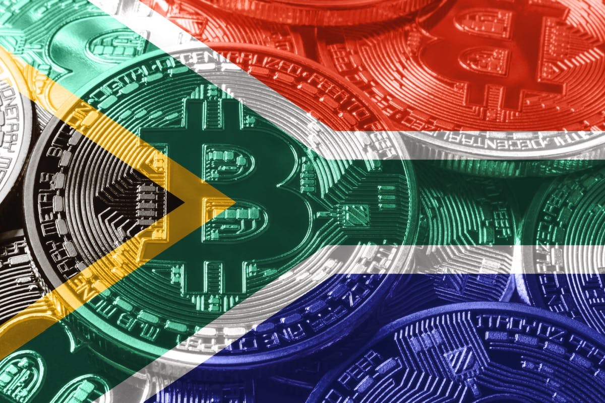 ビットコインと南アフリカのイメージ