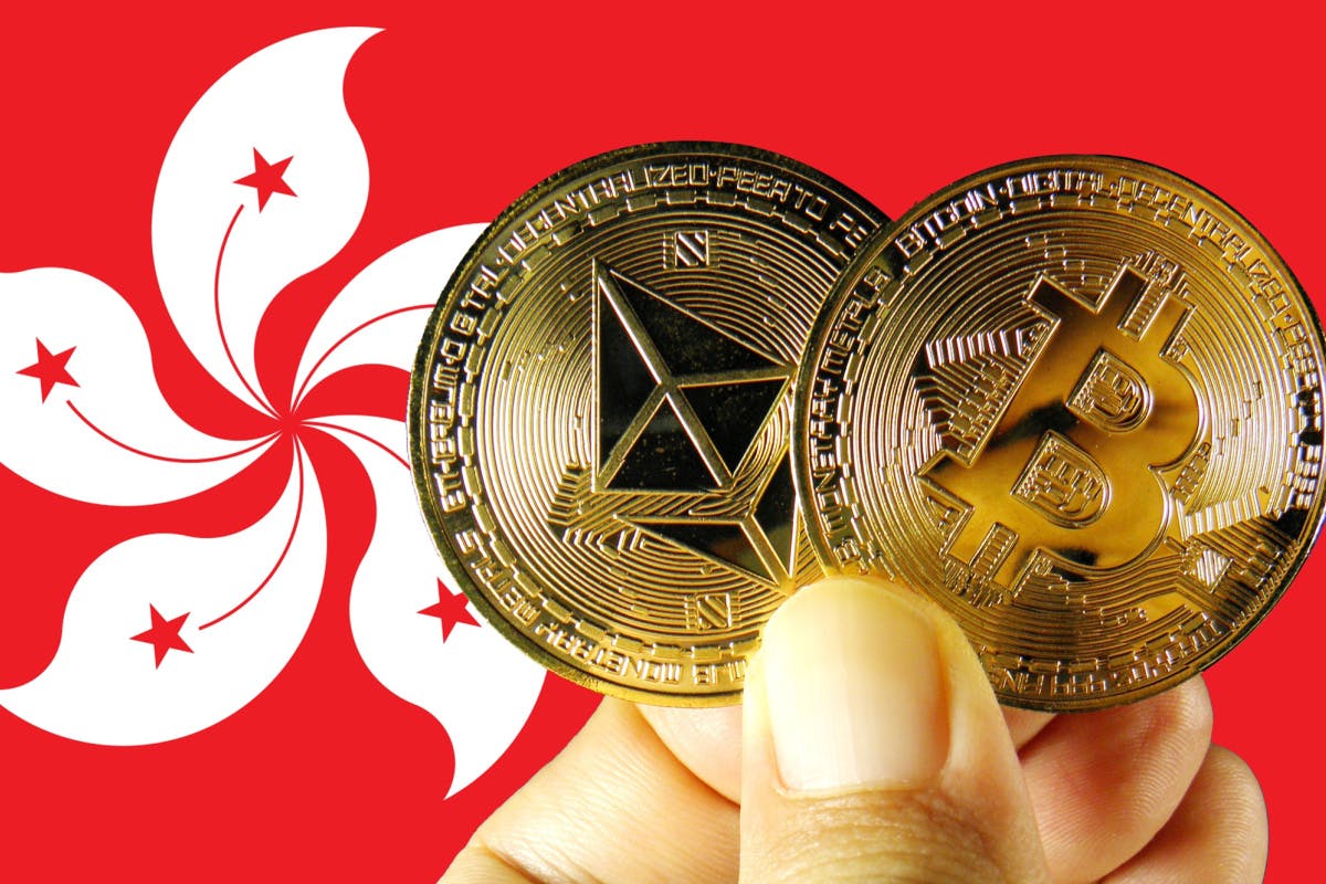 香港と暗号資産のイメージ