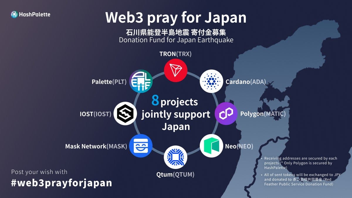 Web3 pray for Japan発表素材
