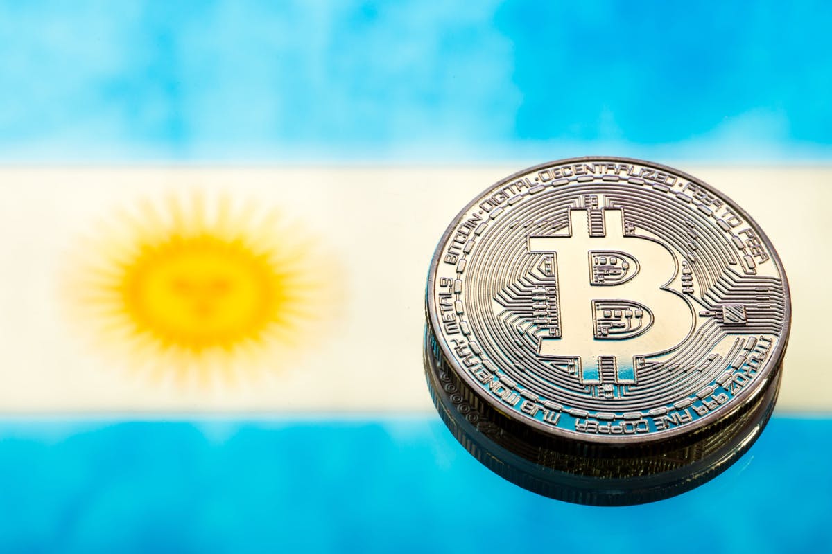 アルゼンチンとビットコインのイメージ