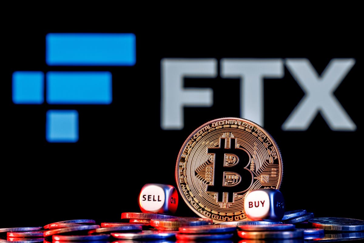 FTXとビットコインのイメージ